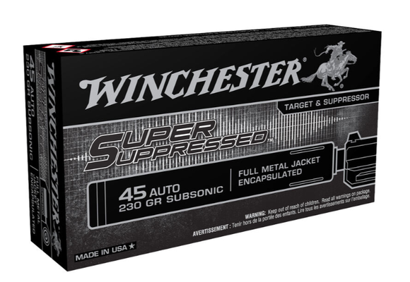 45 AUTO 230 FMJE SUBSONIC