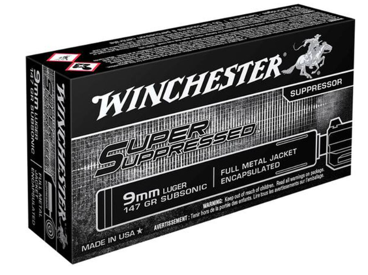 9MM LUGER 147 FMJE SX SUBSONIC