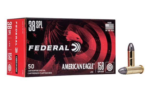 American Eagle .38 SPL 158GR LRN 50Rds AE38