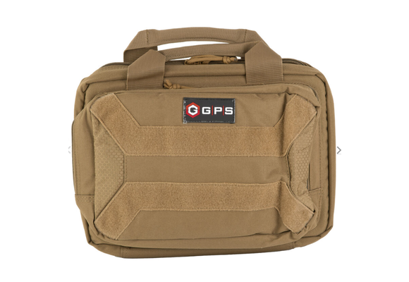 Tactical 15" Soft Pistol Case 600D Polyester FDE