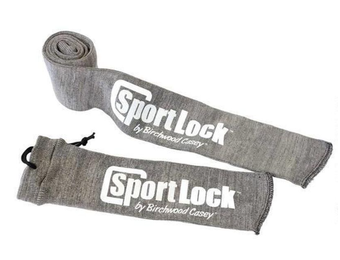 SportLock 53"x4" Long Gun Cotton Silicone Sleeve Grey