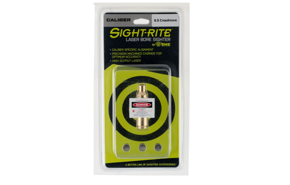 SIGHT-RITE 6.5 CREEDMOOR LASER BORE SIGHT BRASS