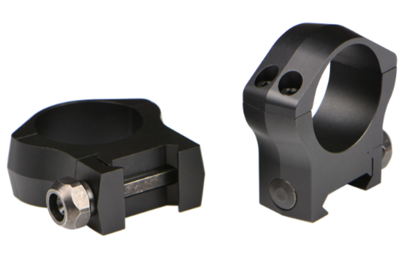 7222M Mountain Tech Scope Ring Set Fixed For Rifle Picatinny/Weaver High 34mm Tube Black Anodized Aluminum