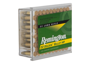 22 GOLDEN BULLET 36 GR PLATED HOLLOW POINT .22LR AMMO, 100/BOX - 1600