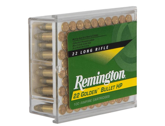 22 GOLDEN BULLET 36 GR PLATED HOLLOW POINT .22LR AMMO, 100/BOX - 1600