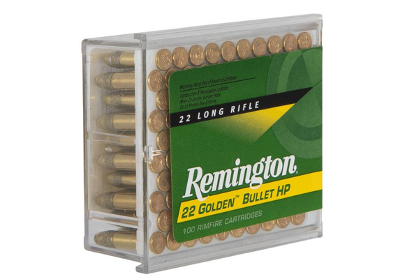 22 GOLDEN BULLET 36 GR PLATED HOLLOW POINT .22LR AMMO, 100/BOX - 1600