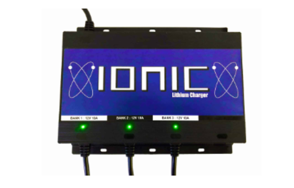 Ionic 3 Bank Battery Charger (12V 10A)