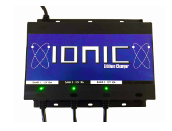 Ionic 3 Bank Battery Charger (12V 10A)