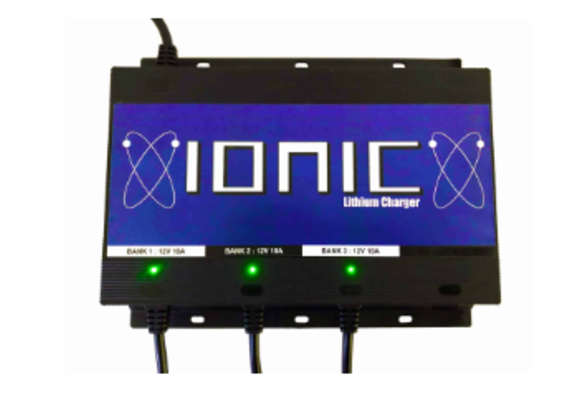 Ionic 3 Bank Battery Charger (12V 10A)