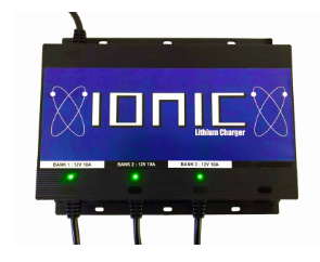 Ionic 3 Bank Battery Charger (12V 10A)