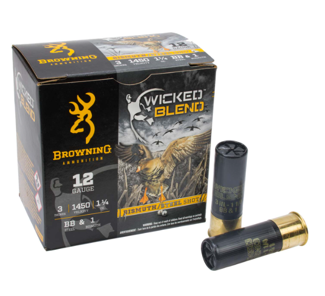 12 GA 3 IN 1-1/4 OZ BB&1 BI (AM-HS-ZZN)