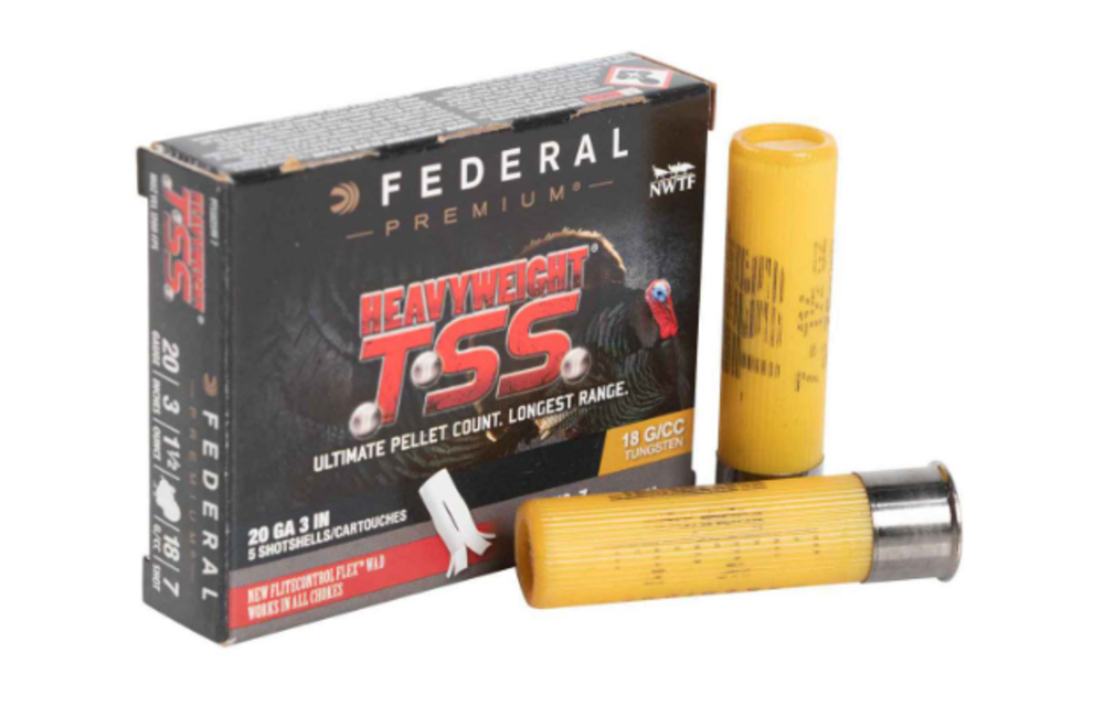 Federal Premium Heavyweight TSS 20 Gauge 3in #7 Turkey Shotshells - 5 Rounds