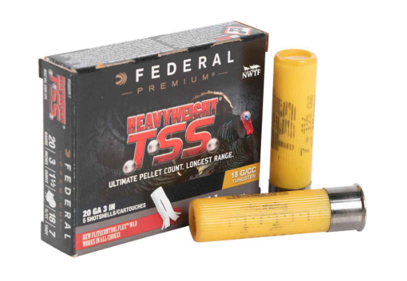Federal Premium Heavyweight TSS 20 Gauge 3in #7 Turkey Shotshells - 5 Rounds