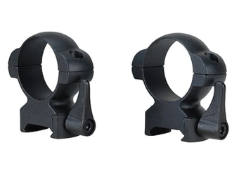 LEVER-LOK 30MM HIGH STEEL TOP MOUNT QUICK DETACH SCOPE RING, MATTE BLACK - 49335