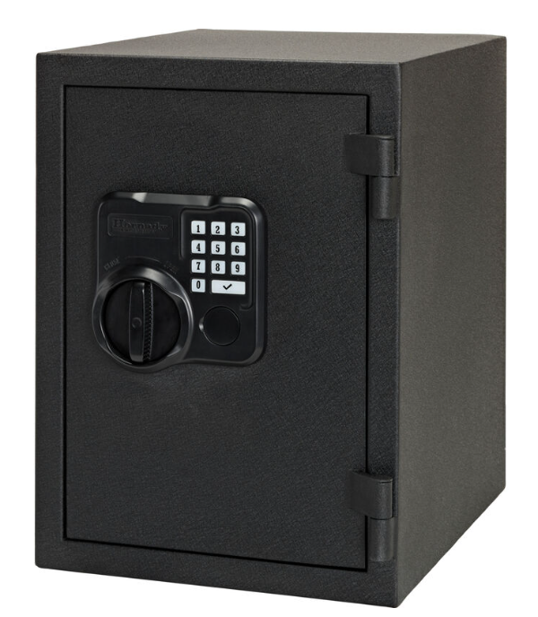 Fireproof Keypad Safe 12"x15"x16.5" Black