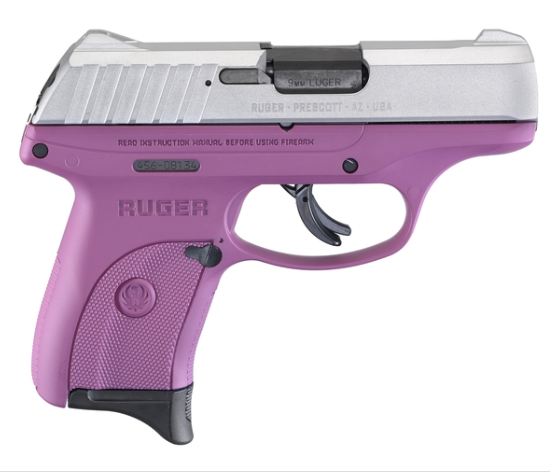 EC9S 9mm Purple Frame Silver Slide 3295