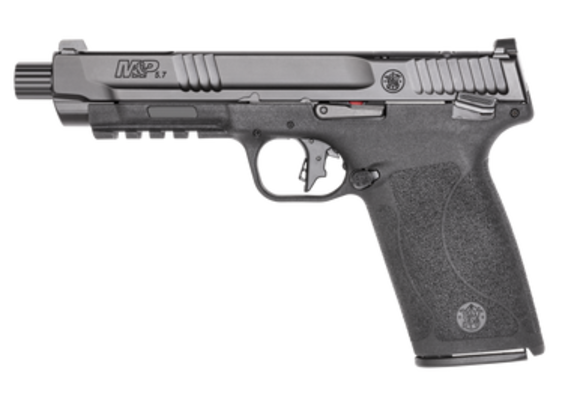 M&P 5.7 OR Optic Ready Threaded Barrel Thumb Safety Blk 5.7x28mm 5in 22rnd