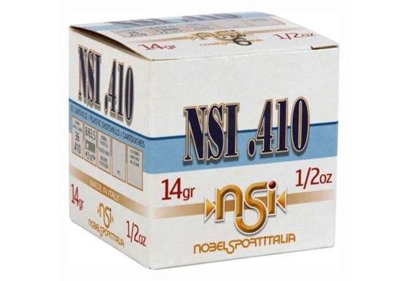 NOBEL SPORT HUNTING 410 GA 1/2OZ #7.5 2 1/2" 25rds