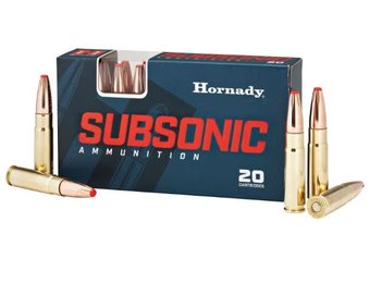 300 Blackout 190 gr Sub-X® Subsonic Item #80877 | 20/Box