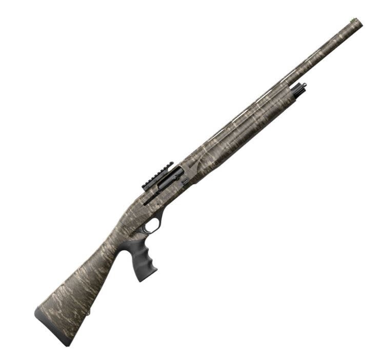 Gordion Turkey 20 Gauge 22 in Barrel 4+1 3 in, Mossy Oak New Bottomland, Fixed Pistol Grip Stock, Fiber Optic Sight