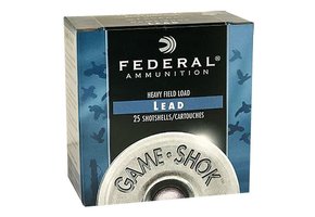 Game- Shok Game Load Shotshells 20ga 2- 3/4 2- 1/2de 7/8oz 8