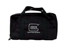 Single Pistol Range Bag Dupont Ballistic Nylon Textured Black