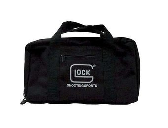 Single Pistol Range Bag Dupont Ballistic Nylon Textured Black