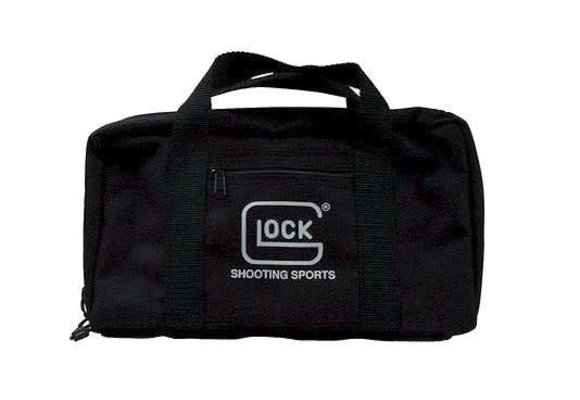 Single Pistol Range Bag Dupont Ballistic Nylon Textured Black