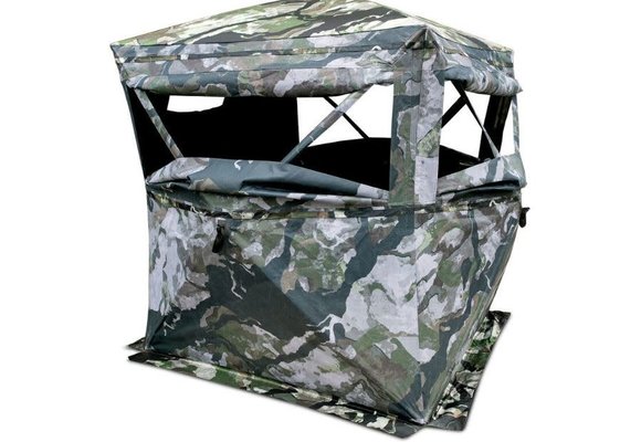 Full Frontal One-Way See-Through Ground Blind
