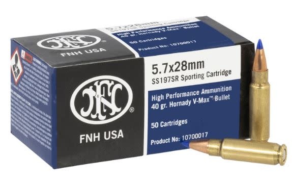 High Performance 5.7x28mm 40 gr Hornady V-Max (VMX)