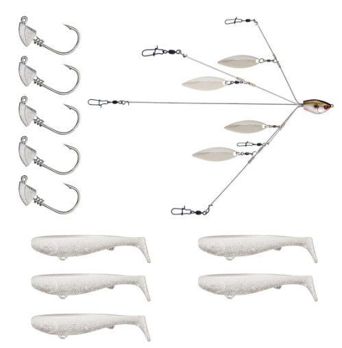 Scottsboro Kit 3.5'' 5Wire Sight Minnow 11p