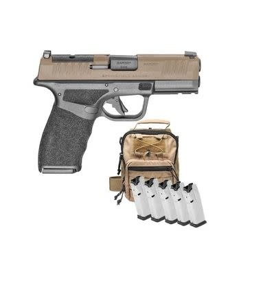 Hellcat PRO FDE with range bag and 5 extra Magazines