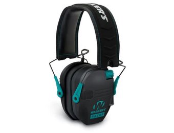 RAZOR SLIM ELECTRONIC MUFF - BLACK W/ TEAL ACCENT