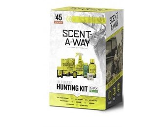 SAW MAX ULTIMATE HUNTING KIT / FRESH EARTH / 18 OZ LAUNDRY DETERGENT / 15 PACK DRYER SHEETS / 12OZ SOAP/SHAMPOO / ANTIPERSPERANT / 32 OZ FIELD SPRAY / 24 PACK FIELD WIPES / 3 PACK WASH TOWELS / WINDICATOR