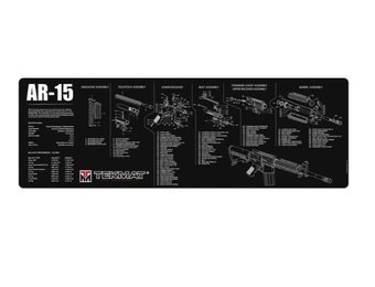AR-15 BLACK TEKMAT GUN CLEANING MAT
