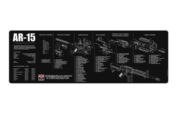 AR-15 BLACK TEKMAT GUN CLEANING MAT