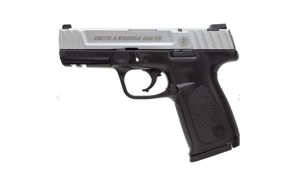 SD9 VE 9mm Luger Semi Auto Pistol 4" Barrel 16 Rounds Polymer Frame Two Tone Finish