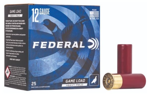 Game-Shok Heavy Field 12 Gauge 2.75" 1 1/4 oz 1220 fps 6 Shot 25 Bx