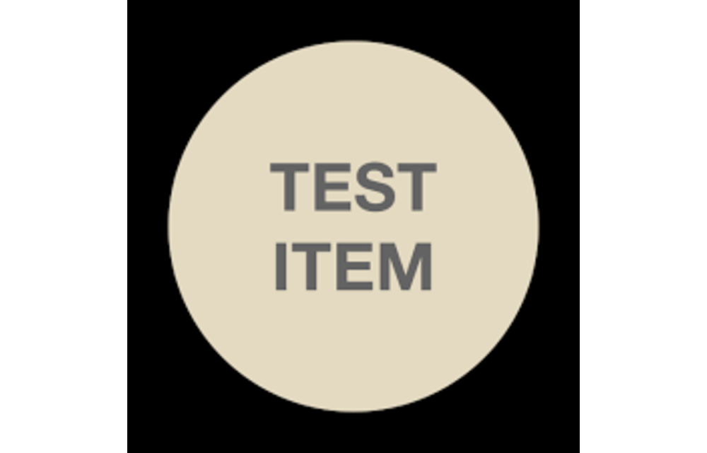 TEST ITEM