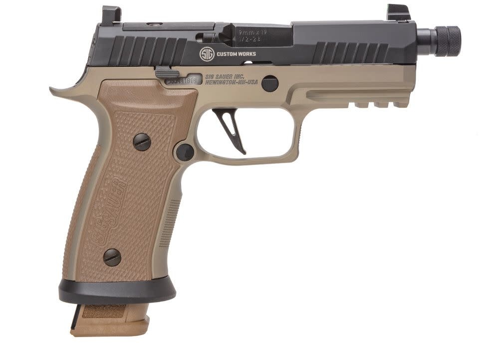 Sig Sauer P320AXG Combat FDE/Black 9mm 320AXGCA-9-CW-CBT-TB-R2