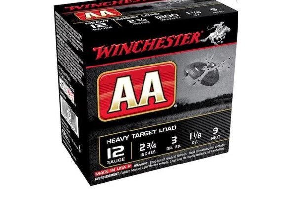WINCHESTER  12 Ga 2 3/4 1 1/8 oz 9 Shot AAM129