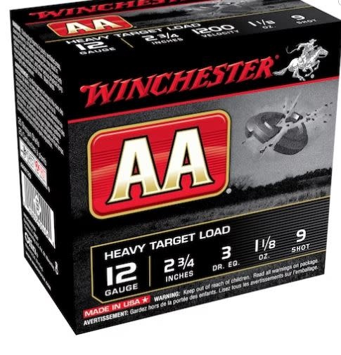 WINCHESTER  12 Ga 2 3/4 1 1/8 oz 9 Shot AAM129