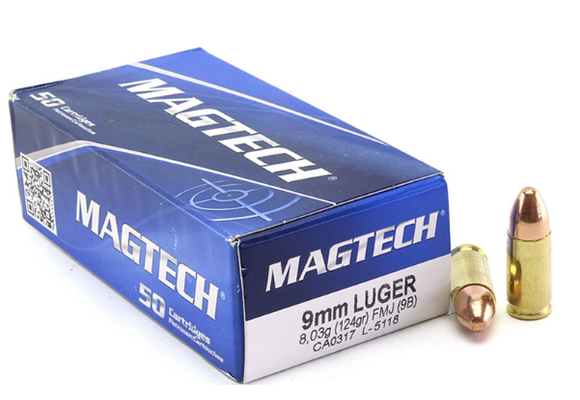 Magtech 9MM 124 gr (FMJ) CC0324