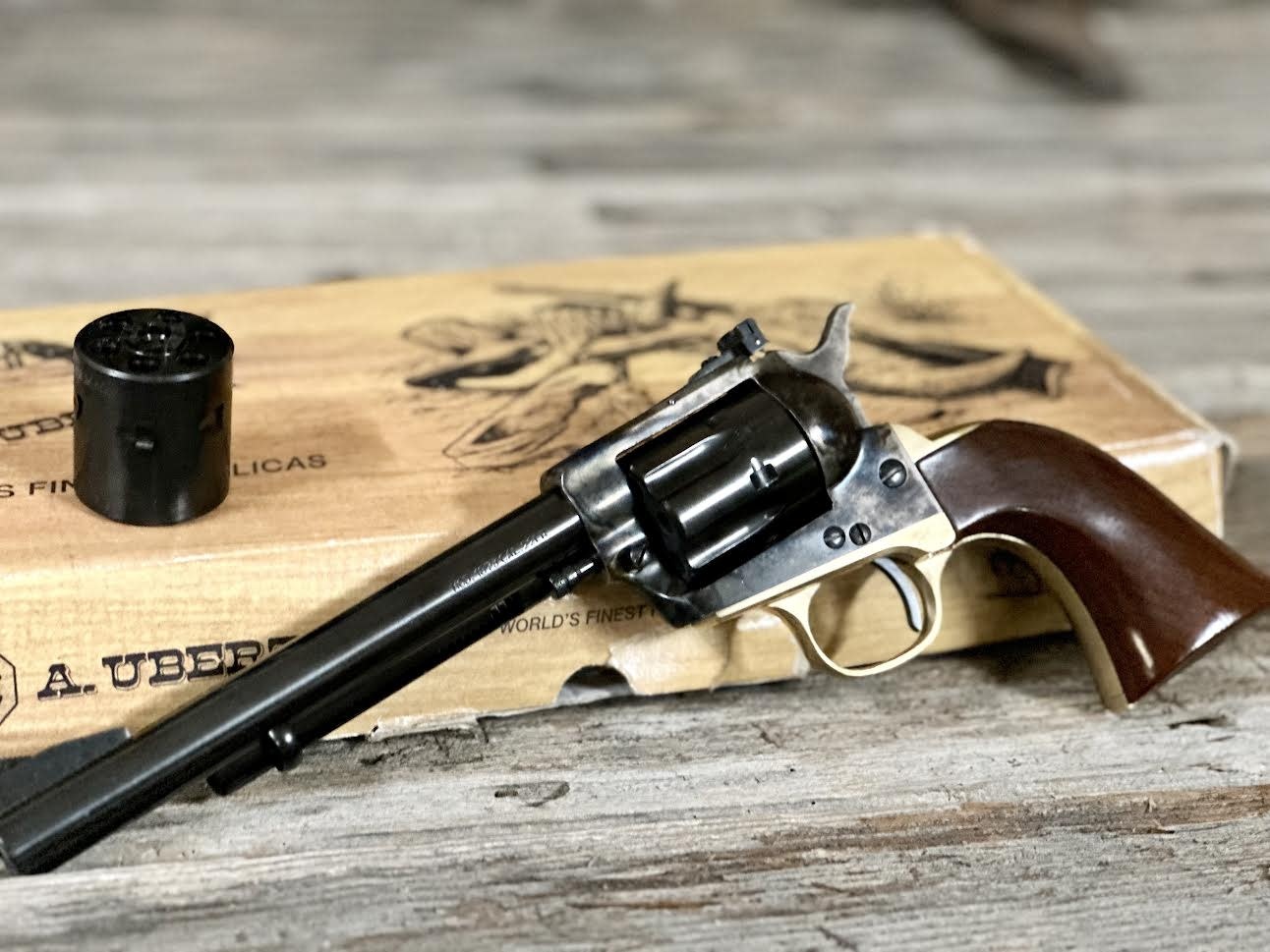 USED Uberti 1873 Cattleman Stallion 22LR/22WMR 349882