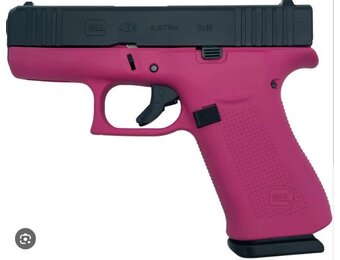 GLOCK G43X 9MM  PINK GLOGPX4350201PINK