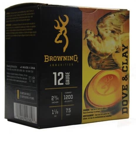 Browning Dove & Clay 12ga 2-3/4″ 1-1/8oz. #7.5
