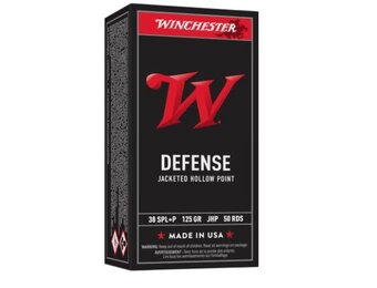 Winchester USA38JHP USA 38 Special P 125 GR JHP 50 Rounds