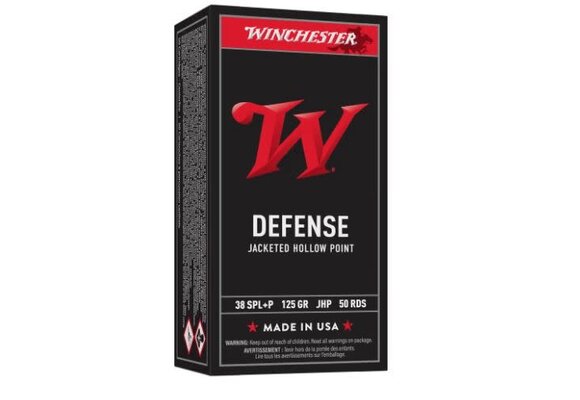 Winchester USA38JHP USA 38 Special P 125 GR JHP 50 Rounds