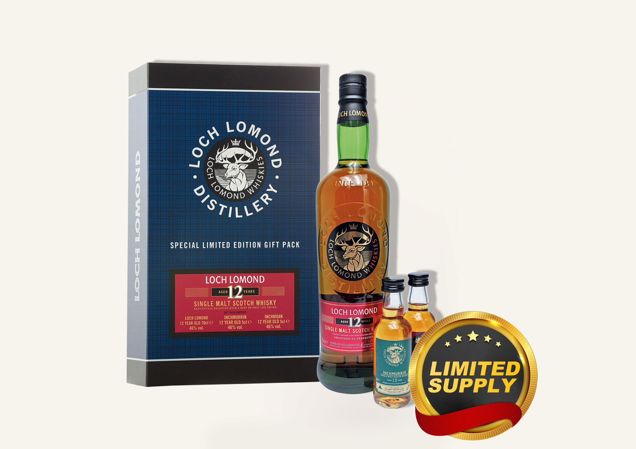 Loch Lomond 12Y Special Edition Fossil - Gift Uncle Wine&Spirits $49 freeshipping Limited