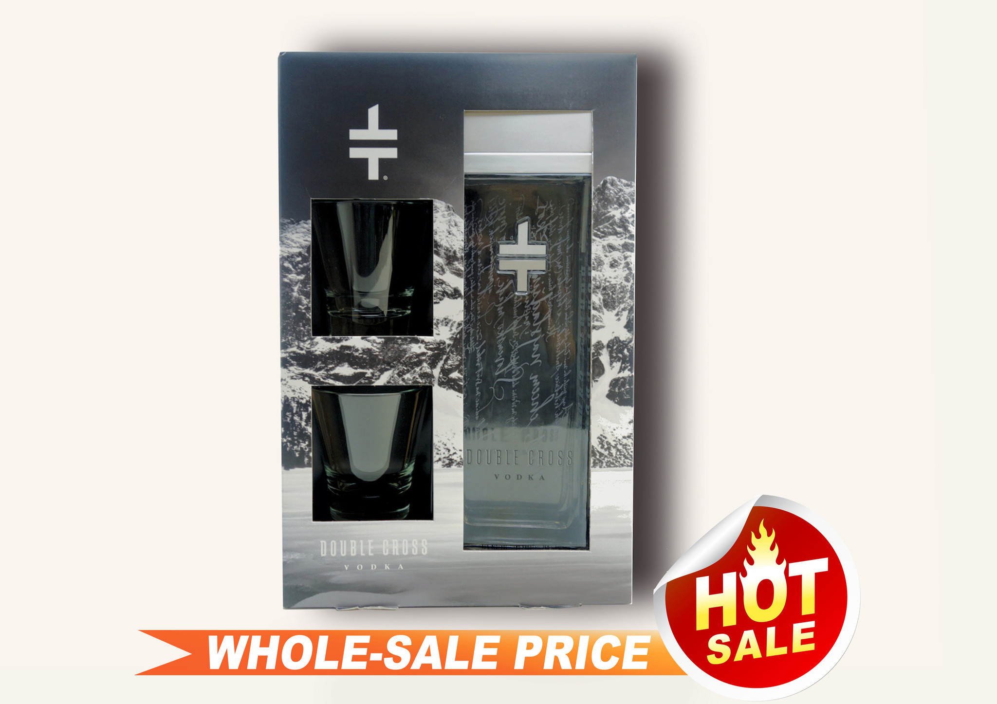 Double Cross Vodka Gift Set 750ml 26 Free Delivery Uncle Fossil Wine Spirits